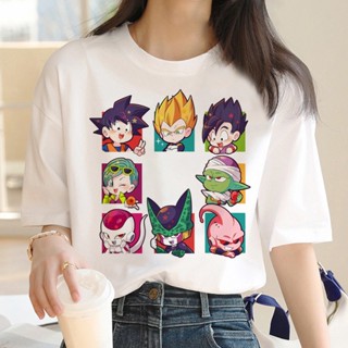 แฟชั่นคลาสสิกBandai เสื้อยืดลําลอง แขนสั้น พิมพ์ลาย Dragon Ball Son Goku สไตล์วินเทจ พลัสไซซ์ สําหรับผู้ชาย_05