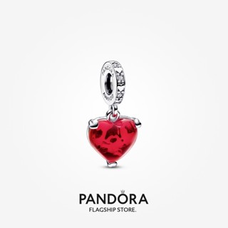 Pandora จี้ตุ๊กตามิกกี้ มินนี่เมาส์ สีแดง DIY อุปกรณ์เสริม p512