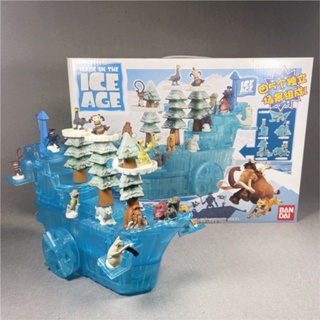 ❖☼๑Bandai Ice Age เรือโจรสลัดยุคน้ำแข็ง เคลื่อนย้ายได้ ของเล่น ตุ๊กตา ช้างแมมมอธ ซิด เซเบอร์ทูธ ไทเกอร์