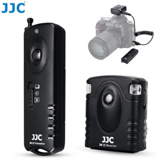 JJC JM-D(II) 30 เมตรวิทยุรีโมทคอนโทรลไร้สายเปลี่ยน DMW-RS1 กล้องชัตเตอร์สำหรับ Panasonic Lumix S5M2 S5 II S5 IIx GH5 GH4 GH3 GH2 GH1 GF1 GX8 GX7 G10 G7 G6 G5 G3 G2 G1S1H S1R S1 G9 Leica DIGILUX 3 DIGILUX 2 V-LUX2 V-LUX1