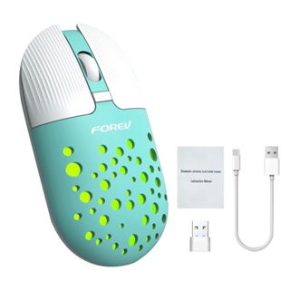 Lightweight Accessories Ergonomic Noise Reduction Colorful Light Home Offiice Type C Rechargable Wireless Mouse