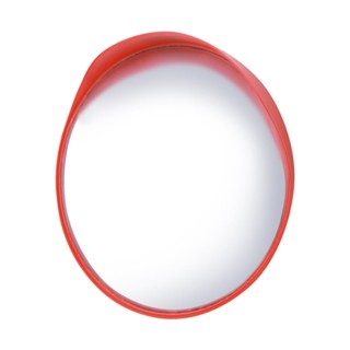 CONVEX กระจกโค้งแบบมีปีก RIGHT 14 นิ้ว สีส้มCONVEX TRAFFIC MIRROR WITH BRIM RIGHT 14" ORANGE