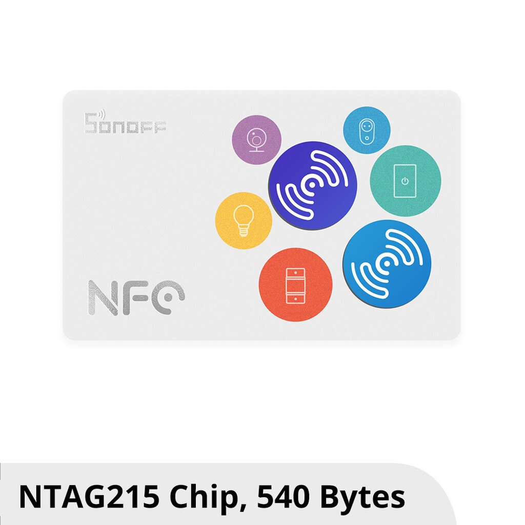 Sonoff สติกเกอร์ NFC ใช้กับแอป Ewelink 1 ชุดมี 2 อัน (NFC Tag)