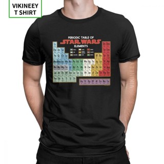 Men Star Wars Elements Graphic Chemistry Periodic Table Cool Crewneck Tops 3XL Tshirt_04