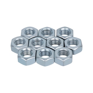 HEX หัวน๊อตสตัดเกลียวมิล 12 มม. BIH 1.75x19x10 10 ชิ้นHEX NUT BIH 1.75X19X10 12MM 10PCS