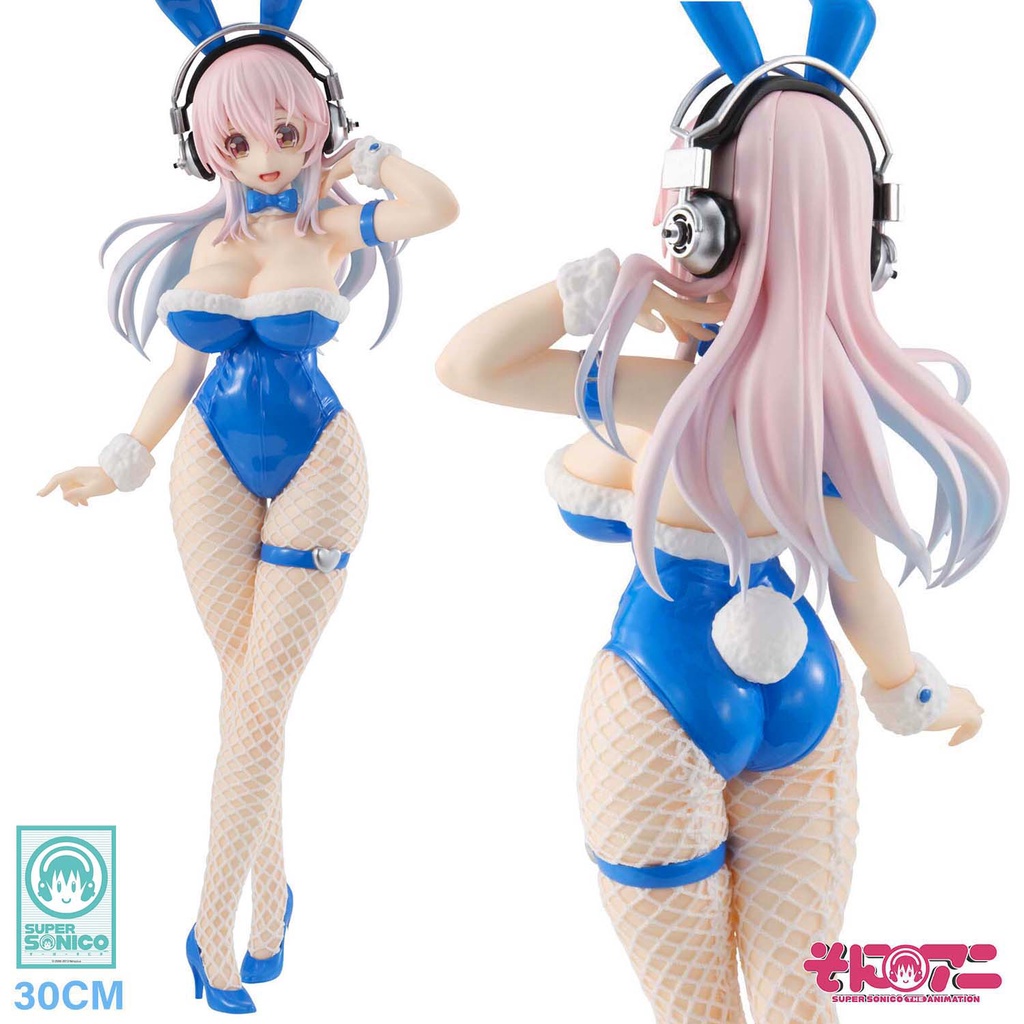 Nitroplus Super Sonico ซูเปอร์โซนิโกะ บันนี่เกิร์ล Bunny Girl Bicute Bunnies Blue Rabbit SkyTube Hentai Native Figure