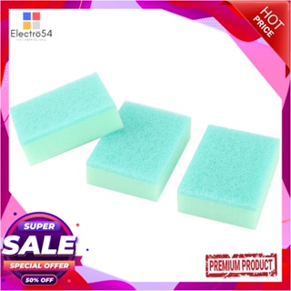 SCOURER ฟองน้ำพร้อมใยขัด POLY-BRITE ULTRA ANTI-BACTERIA 3x4นิ้ว 2แถม1SCOURER SPONGE POLY-BRITE ULTRA ANTI-BACTERIA 3x4"