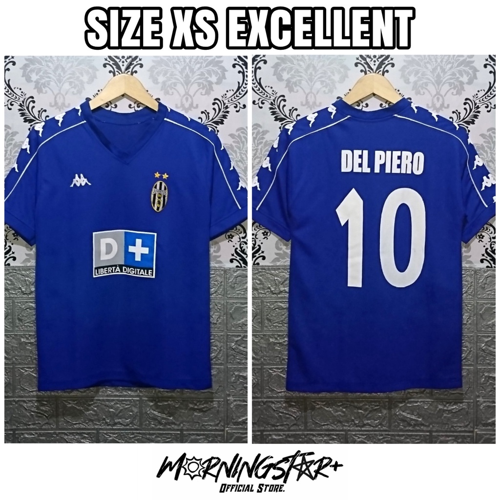 Juventus Away 3rd 1999/2000 Retro Blue Jersey