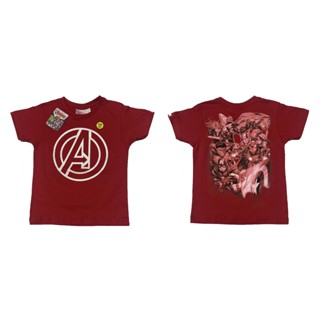 Disney Marvel Avengers Heroes Glow In Dark Boys Kids And Toddlers T-Shirt With Front And Back Print_03