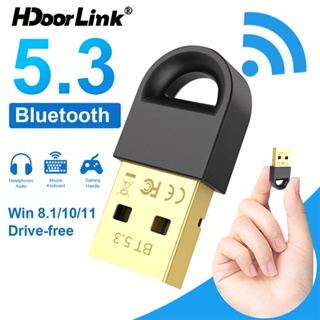 Hdoolink อะแดปเตอร์รับสัญญาณบลูทูธ 5.3 Usb C บลูทูธไร้สาย 5.3 สําหรับหูฟัง PC