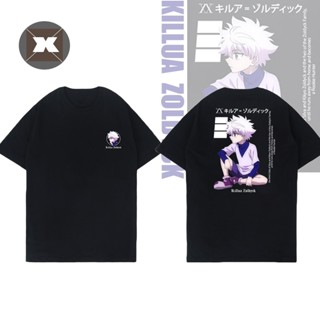 เสื้อยืดครอป เสื้อกันหนาวแขนสั้นลําลองแฟชั่นพิมพ์ลายกราฟฟิก Hunterxhunter Anime Killua Zoldyck_05