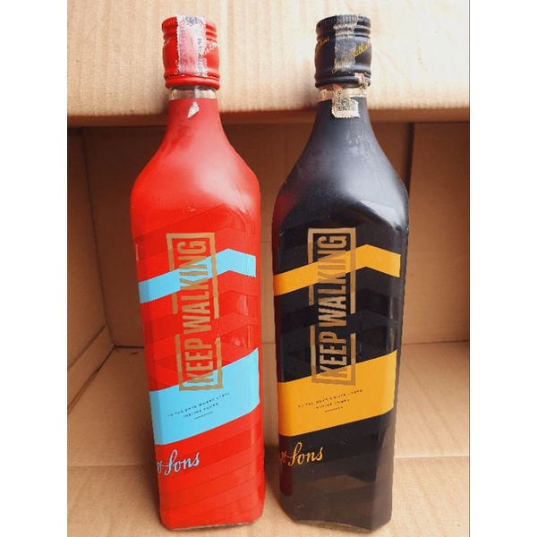 ขวดเหล้าเปล่า Johnnie WALKER  RED /BLACK   1L