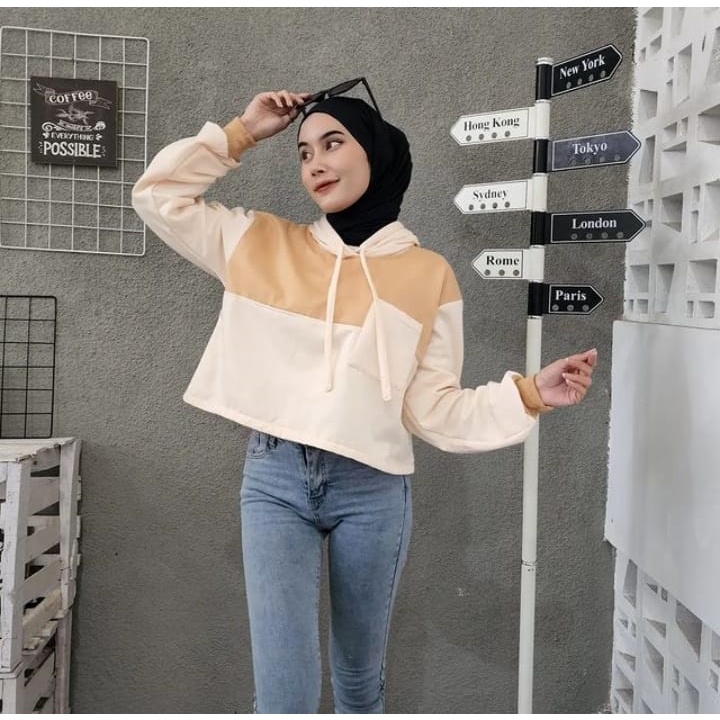 Quality Womens Sweater - Agness เสื้อฮู้ด pocky