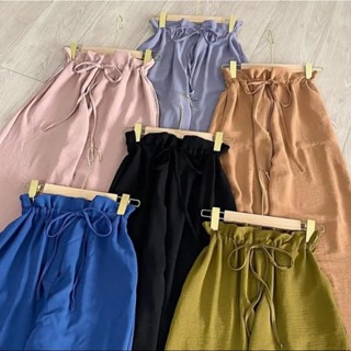 ⭐️ ใบพัดระดับพรีเมียม  ⭐️Juven Drawstring Culottes