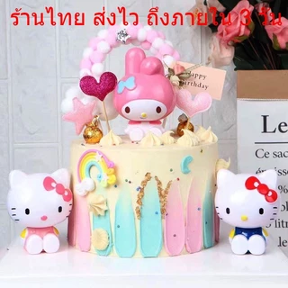 🔥พร้อมส่ง🔥 ของตกแต่งค้ก โมเดลและผองเพื่อน โมเดลตัวการ์ตูน โมเดลตุ๊กตา สำหรับตกแต่งเค้ก DD10