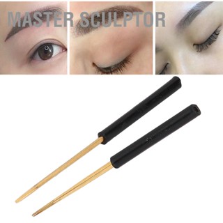 Master Sculptor 10 ชิ้น/เซ็ต Microblading คิ้วแรเงาใบมีดคู่มือเข็มสักเครื่องมือ