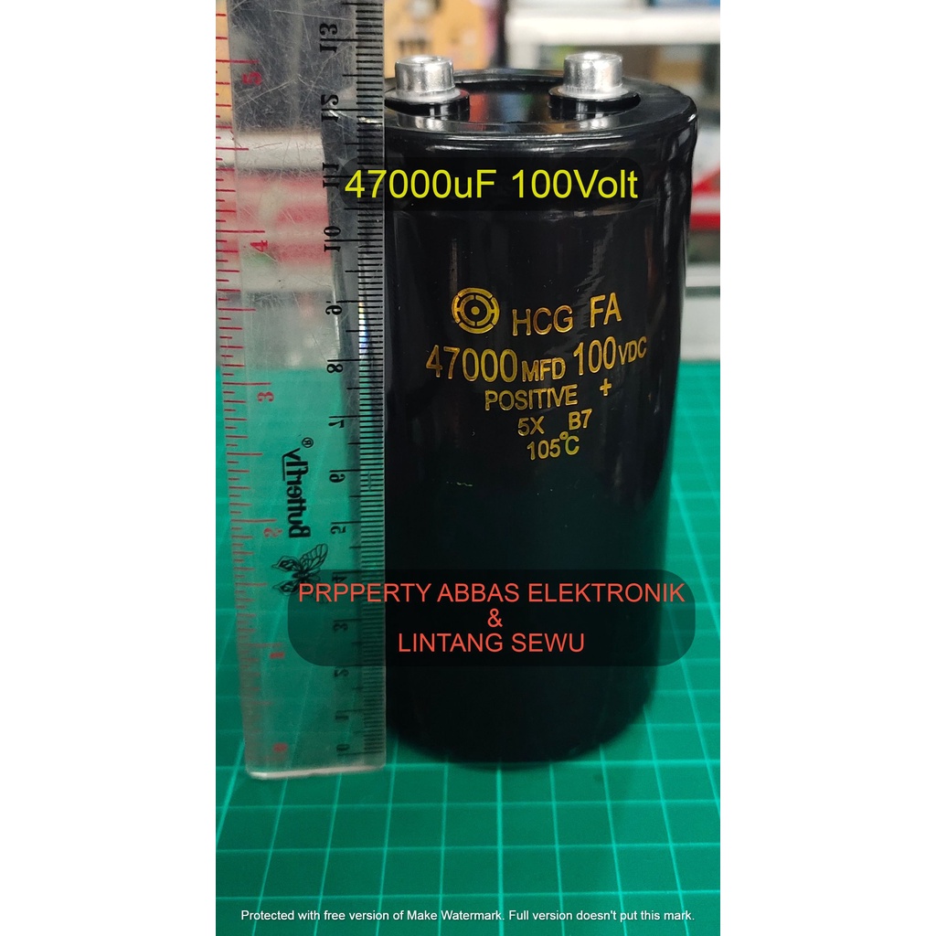 ELKO ELCO AUDIO 47000UF 100V 47000 UF 100 V 47000MICRO 47000 MICRO 100 VOLT