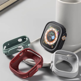 เคสซิลิโคนนิ่ม 49mm  เคสนาฬิกาแบบนิ่ม สําหรับ Smart Watch Ultra 49 มม. เคสนิ่มๆ ยืดหยุ่น กันกระแทก