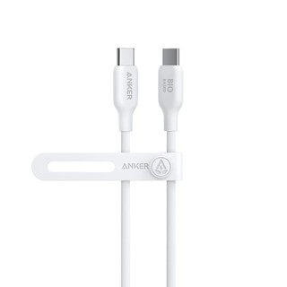 ANKER 543 (140W) C to C Cable (Bio-Based 3ft) 90cm White รุ่น A80E1021-AK330-Z (CEC-001226)