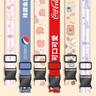 พร้อมส่ง!! สายรัดกระเป๋าเดินทาง เอนกประสงค์ สายรัดกระเป๋า สายรัดยางยืดลายการ์ตูน การเสริมแรงสัมภาระ เอนกประสงค์