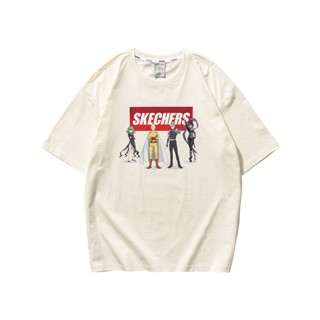 Skechers สเก็ตเชอร์ส เสื้อยืดแขนสั้น ยูนิเซ็กส์ One Punch Man Short Sleeve Tee - L121U066-00PSธรรมดา_07