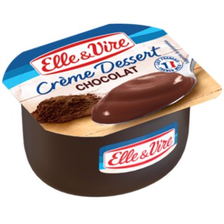 เอเล่แอนด์เวียร์ พุดดิ้งรสช็อคโกแลต จากฝรั่งเศส 100g - Chocolate Pudding 100g Elle &amp; Vire brand