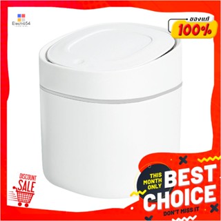 DUSTBIN ถังขยะตั้งโต๊ะฝากด ACCO TINY ขนาด 1L สีขาวDUSTBIN TOUCH TOP ACCO TINY 1L WHITE