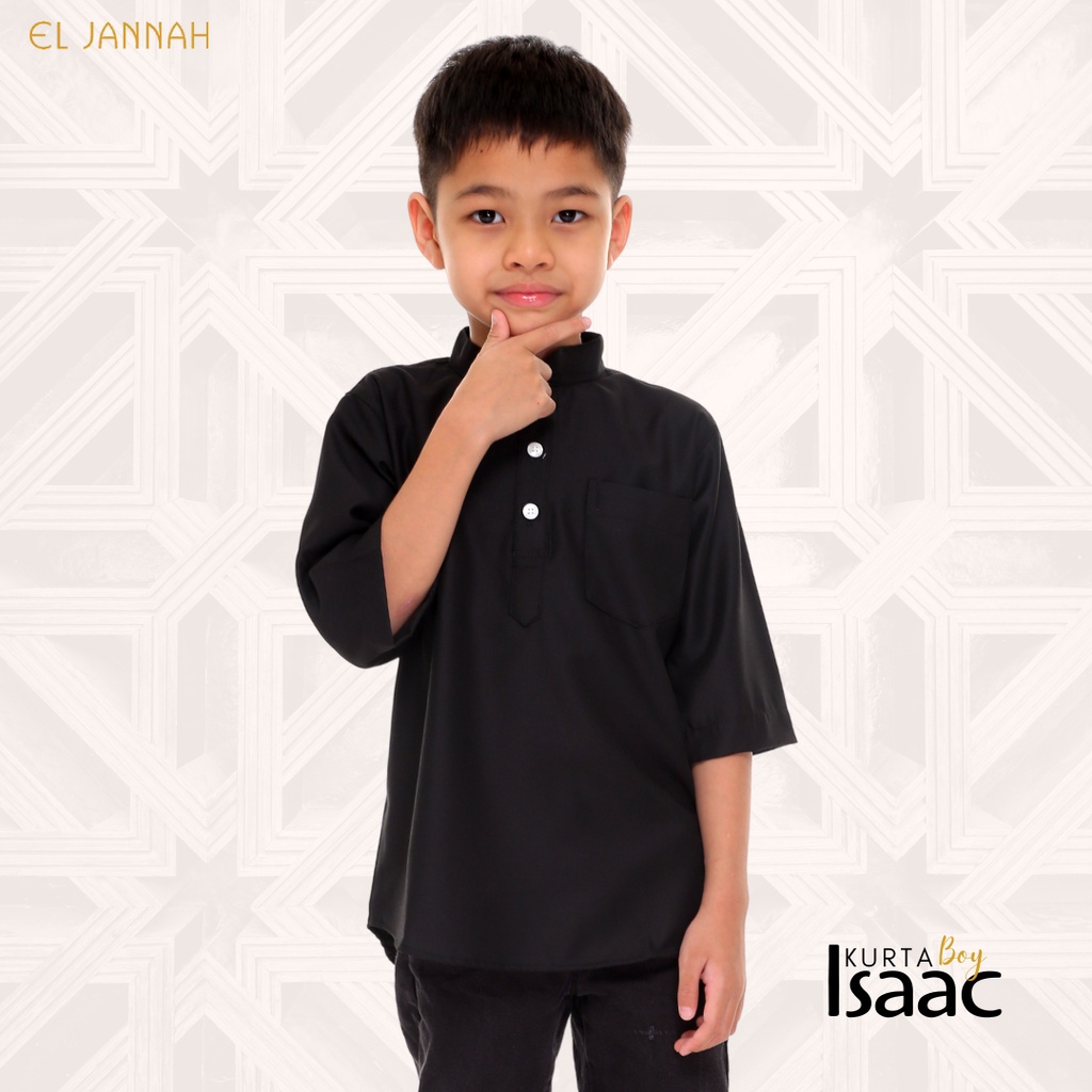 Kurta Isaac Boy สีดํา