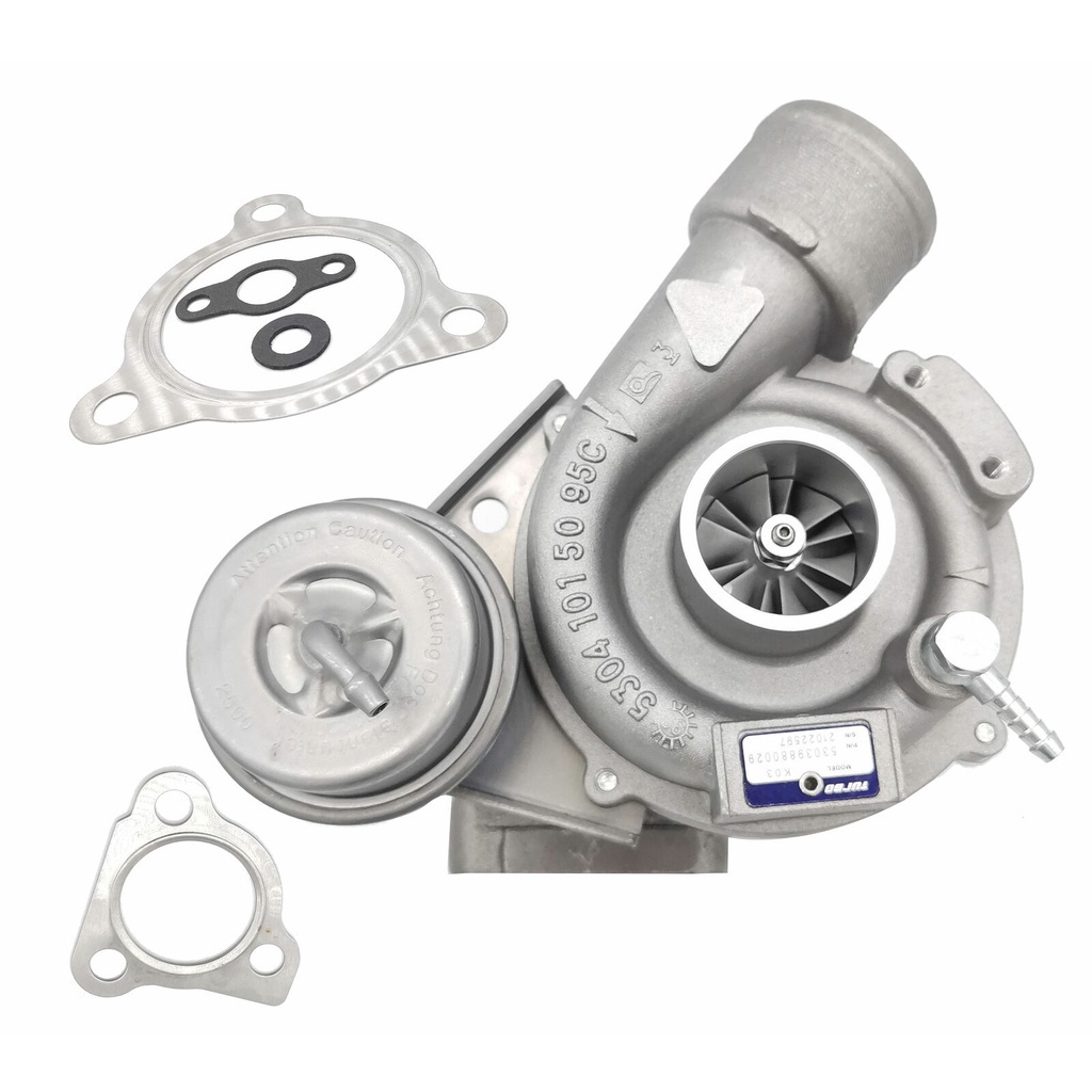 K03S อัพเกรด K03 Turbo Turbocharger สําหรับ Audi A4 VW PASSAT 1.8T Turbolader 53039880013 5303970001