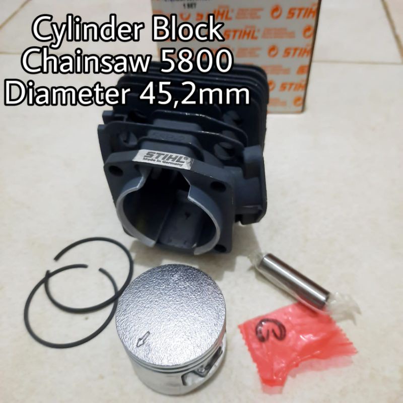 สติล 5800 เสื้อสูบเลื่อยยนต์ 5800 พร้อมชุดลูกสูบ