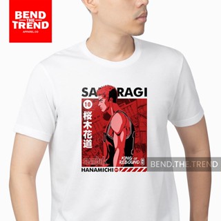 เสื้อยืดผ้าฝ้าย 24s พิมพ์ลาย HANAMICHI SAKURAGI SLAMDUNK พรีเมี่ยม_07