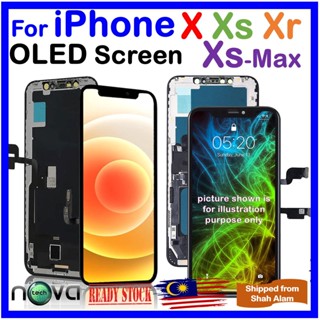 (True Tone) ชุดหน้าจอสัมผัส GX OLED LCD สําหรับ iPhone X iPhone Xr iPhone Xs iPh Xs Max