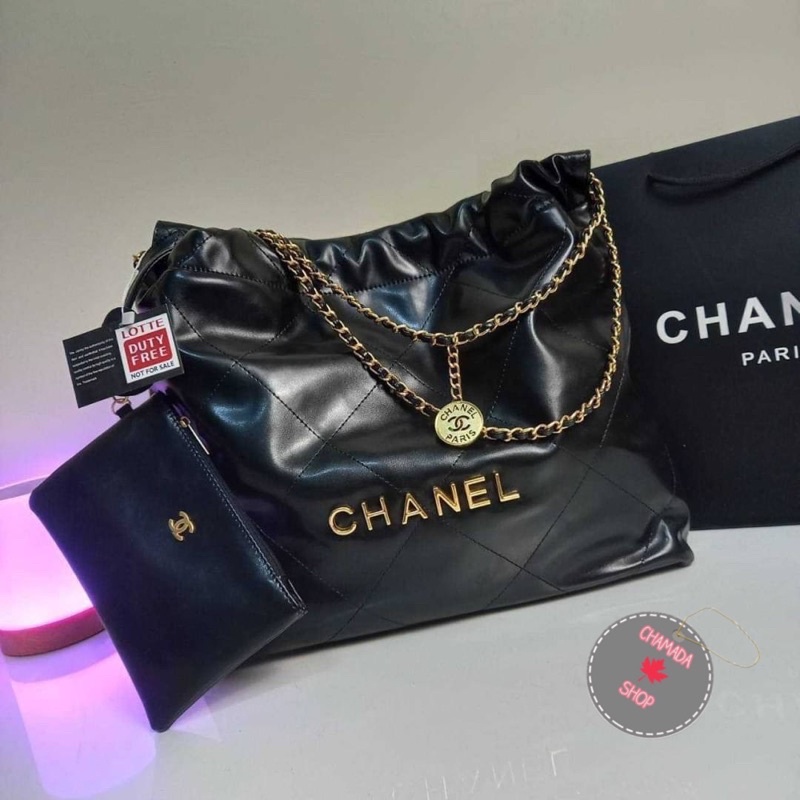 CHANEL 22 SMALL TOTE BAG VIP GIFT WITH PURCHASE