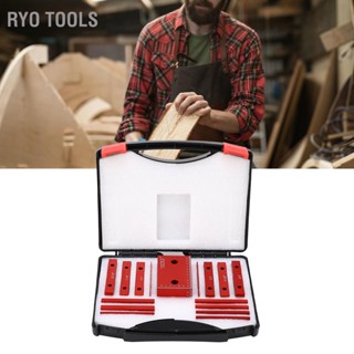 Ryo Tools 16 ชิ้น Setup Block Gauge Set ความแม่นยำสูง ทนทาน ชัดเจน ขนาด ชุดเกจวัดความสูงงานไม้