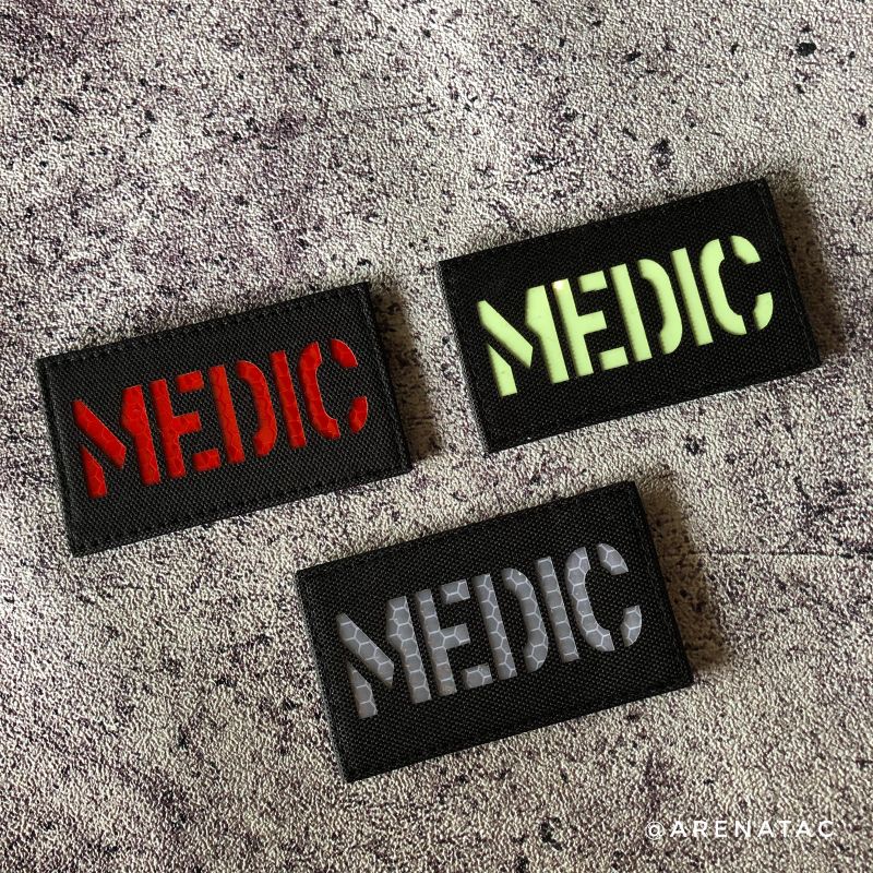 BROODY - MEDIC Combat Laser Patch วัสดุตีนตุ๊กแกไนลอน