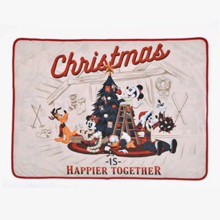 🇯🇵 Mickey &amp; Friends Blanket Reversible Disney Christmas 2021