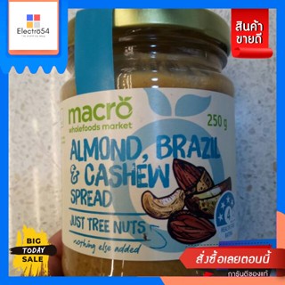 Macro Almond, Brazil Cashew Spread250ml.Macro Almond, Brazil Cashew Spre