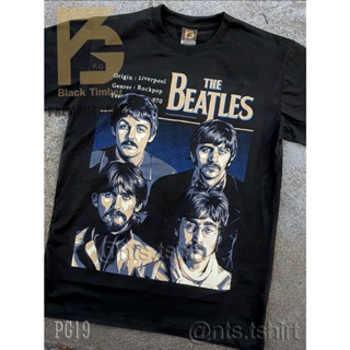 PG 19 The Beatles John Lennon Premium Grade T-shirt เสื้อยืด สกรีนแน่น ไม่หลุดร่อน ผ้าหนานุ่ม ไม่หดไม่ย้วย S M L XL XXL