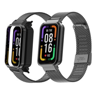 สายโลหะ สําหรับ redmi band pro Smart Watch / Xiaomi mi band 7 pro อุปกรณ์เสริม เคสป้องกัน สําหรับ redmi band pro สร้อยข้อมือ สเตนเลส