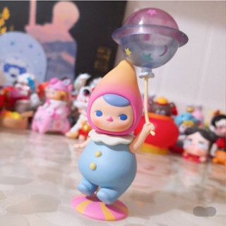 Popmart ตุ๊กตาฟิกเกอร์ Pucky Elf Balloon Babies Blind Box ของเล่นสําหรับเด็ก