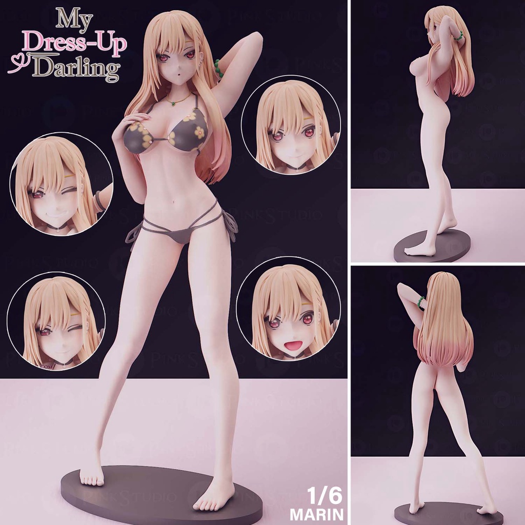 Figure ฟิกเกอร์ Pink Studio My Dress Up Darling Sono Bisuku หนุ่มเย็บผ้ากับสาวนักคอสเพลย์ Marin Kitagawa มาริน คิตากาวะ