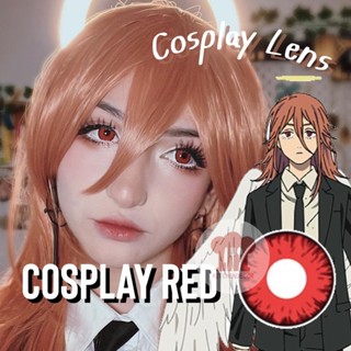 พร้อมส่งจากไทย คอนแทคเลนส์คอสเพลย์ 😇 Cosplay Red | Angle Devil Chainsawman สีแดงชัด