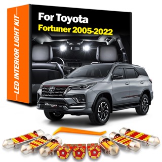 ชุดหลอดไฟ LED ภายในรถยนต์ สําหรับ Toyota Fortuner MK1 MK2 2005 To 2022