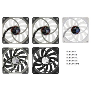 พัดลมระบายความร้อน 120 มม. TL-C12015 TL- C12015B TL-C12015L TL-C12015S TL-C12015W-S PWM สําหรับเคส PC