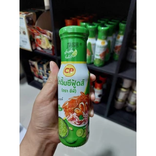ซีพี น้ำจิ้มซีฟู้ดส์ ขนาด 180กรัม เปรี้ยวซี๊ด จี๊ดถึงใจ ใช้มะนาวแท้ เก็บได้นาน 8 เดือน