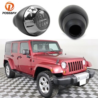 [พร้อมส่ง] คันเกียร์รถยนต์ 6 ความเร็ว สีดํา สําหรับ Jeep Wrangler JK 3.6L V6