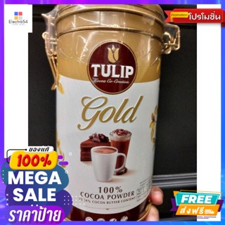 เครื่องดื่ม Tulip Gold Cocoa Power เครื่องดื่มโกโก้ชนิดผง 400กรัม Tulip Gold Cocoa Power Cocoa Powder Drink 40