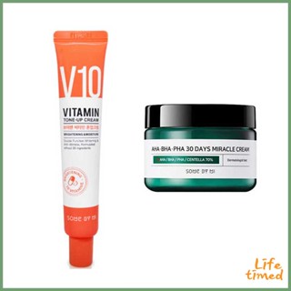 Somebymi VITAMIN TONE-UP CREAM 50 มล. + AHA BHA PHA ครีมมหัศจรรย์ 30 วัน 60 กรัม