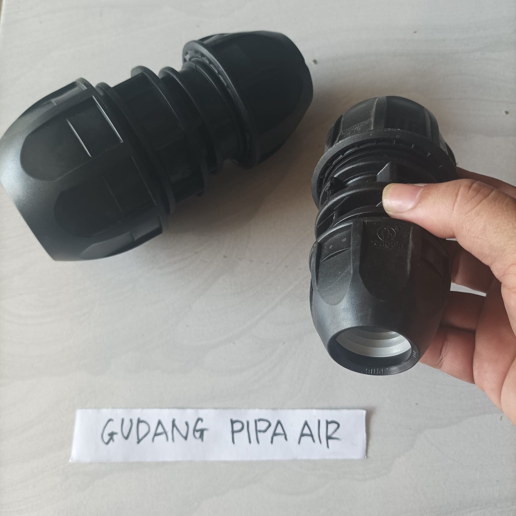 REDUCER COUPLER HDPE 3" X 2 1/2" (90MM X 75MM)