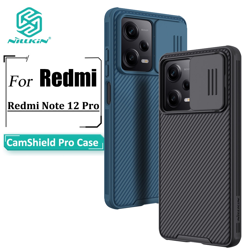 Nillkin CamShield Pro เคส Redmi Note 12 Pro / Redmi Note 12 Pro Speed Case Camera Slider Protection หรูหรา TPU + PC กันกระแทกฝาหลัง